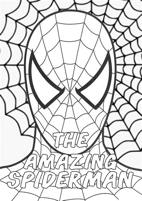 Free Printable Spiderman Color Pages