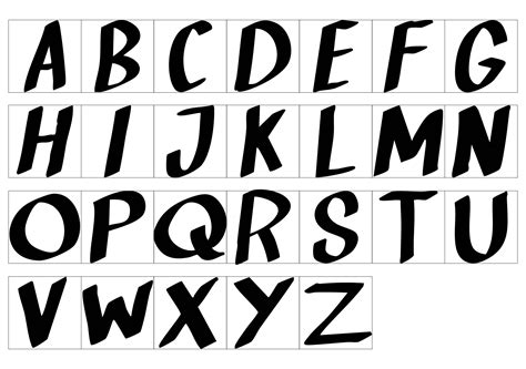 Free Printable Stencils Letters 3 Inch