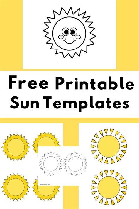 Free Printable Sun