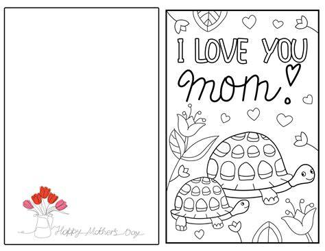 Free Printable Super Mom Mothers Day Cards To Color