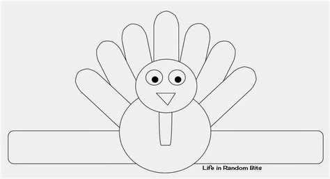 Free Printable Turkey Headband Template
