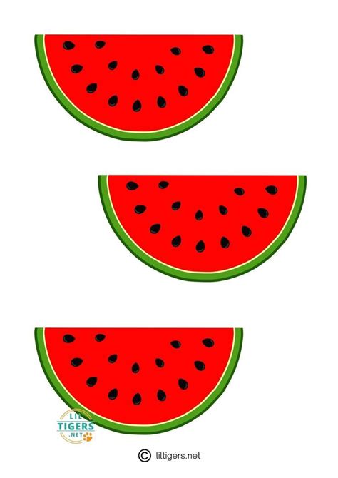 Free Printable Watermelon