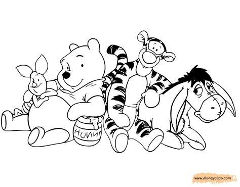Free Printable Winnie The Pooh And Friends Coloring Pages