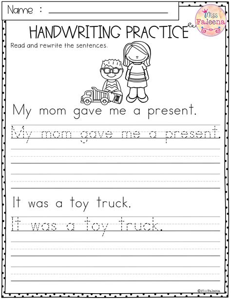 Free Printable Worksheets For Writing