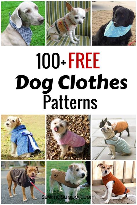 Free Printables Sewing Patterns For Big Sized Dog Clothes