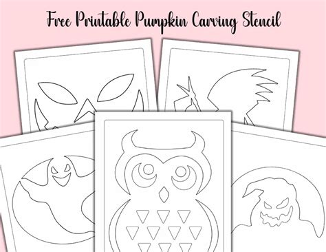 Free Pumpkin Carving Templates Printable