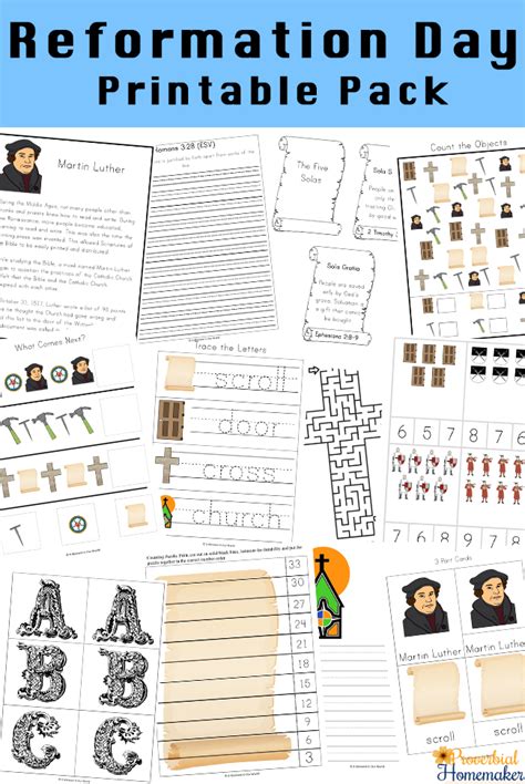 Free Reformation Day Printables