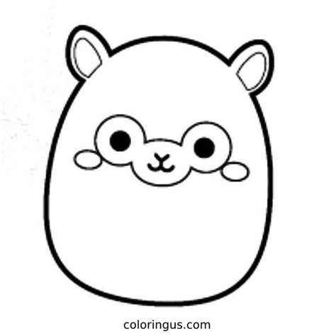Free Squishmallow Coloring Pages Printable
