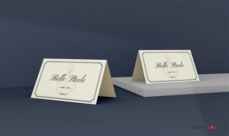 Free Table Card Template