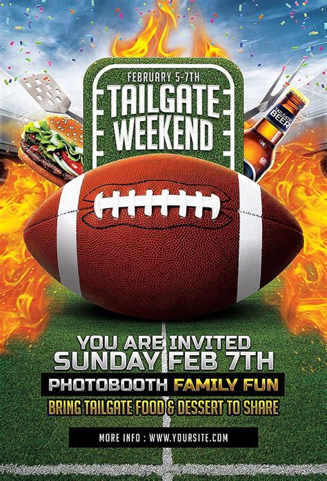 Free Tailgate Flyer Template