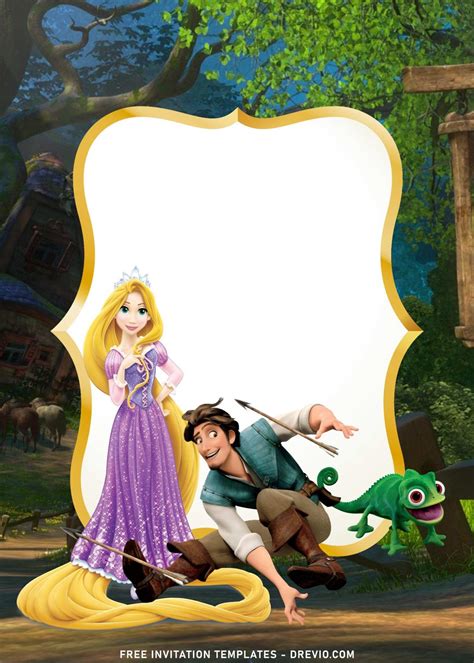 Free Tangled Invitations Templates