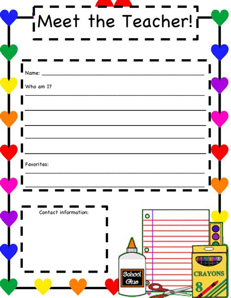 Free Teacher Printables
