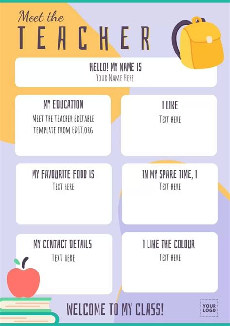 Free Teacher Templates