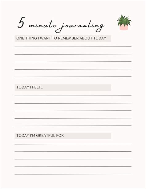 Free Templates For Journals