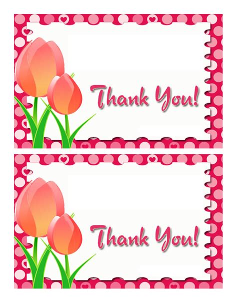Free Thank You Card Template