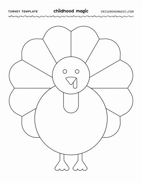 Free Turkey Template