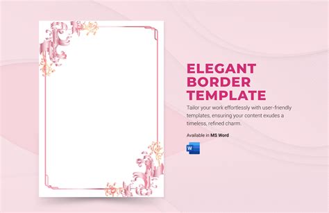 Free Word Border Templates