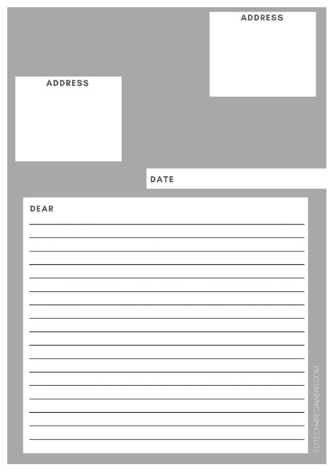 Free Writing Templates