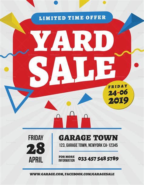 Free Yard Sale Templates