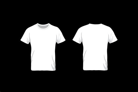 Front And Back Shirt Template