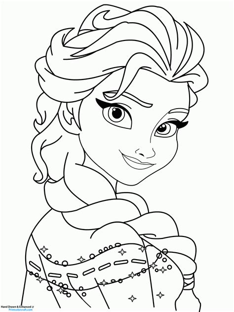 Frozen Printable Coloring Pages Free