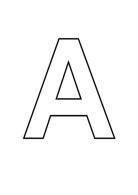 Full Page Printable Letters