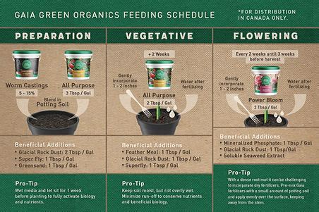 Gaia Green Feed Chart