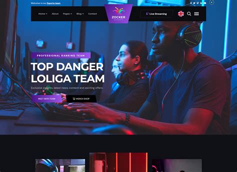 Gaming Website Template