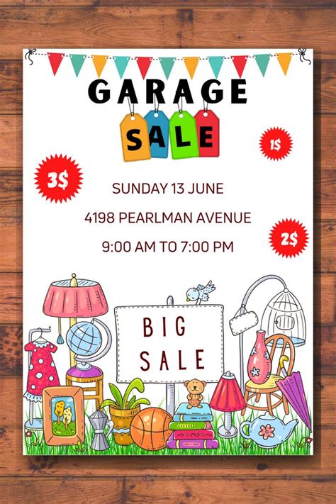 Garage Sale Template