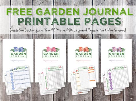 Garden Journal Template