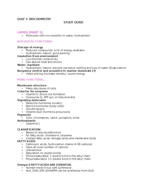 Gcu Principles Of Biochemistry Lab Course Catalog