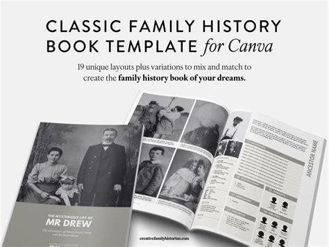 Genealogy Book Template