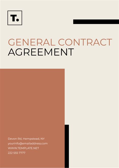 General Contract Agreement Template