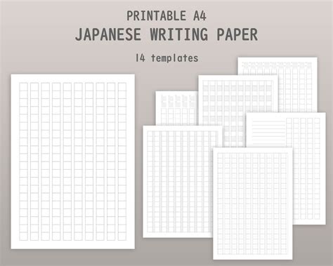 Genkouyoushi Paper Printable