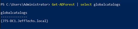 Get Global Catalog Server Powershell