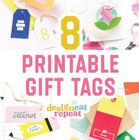 Gift Bag Tag Template