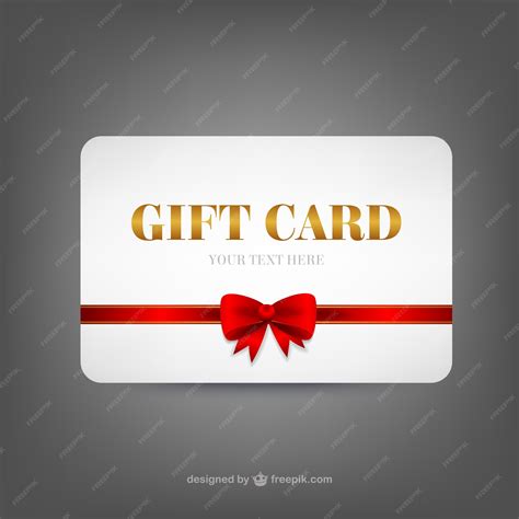Gift Card Template Free