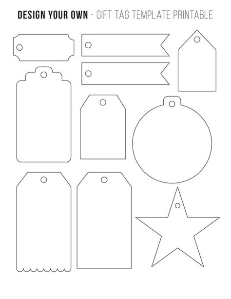 Gift Tags Template Free