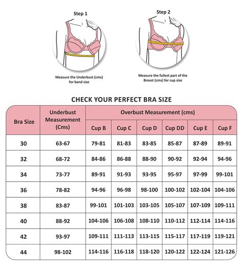 Glamorize Bra Size Chart
