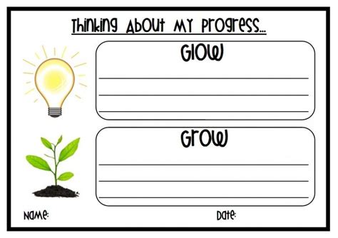 Glows And Grows Template