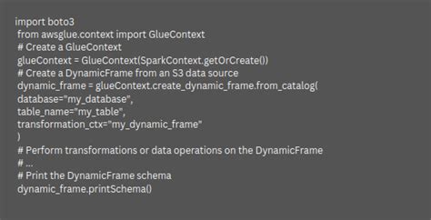 Glue Create Dynamic Frame From Catalog