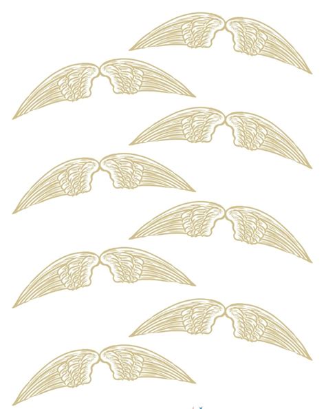 Golden Snitch Wings Printable