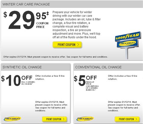 Goodyear Tires Coupons Printable