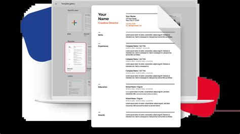 Google Docs Swiss Resume Template