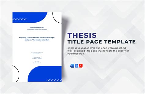 Google Docs Title Page Template