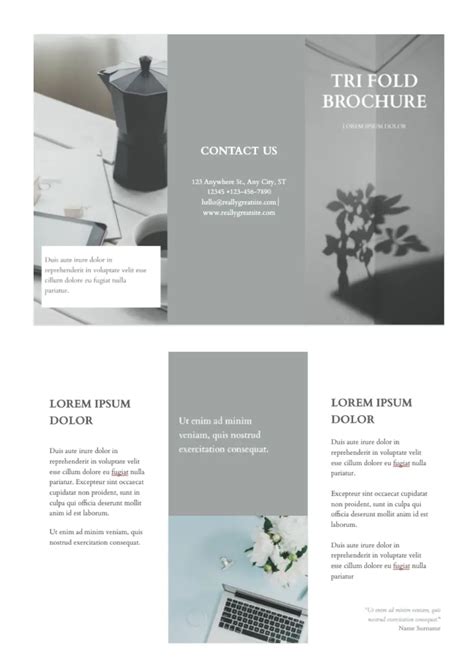 Google Docs Tri Fold Brochure Template