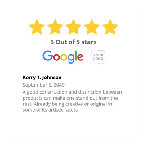 Google Reviews Template
