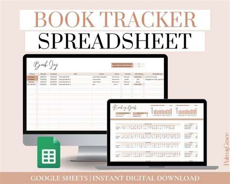 Google Sheets Book Tracker Template Free