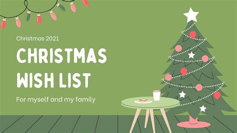Google Slides Christmas List Template
