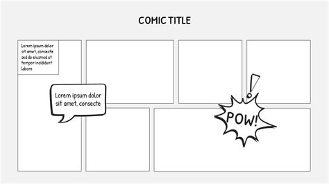 Google Slides Comic Strip Template